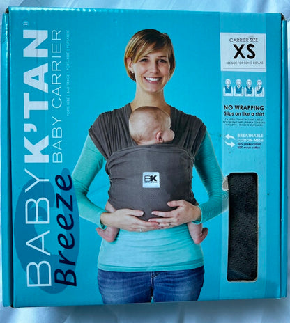 New in Box Baby K’Tan Wrap Carrier Size XS