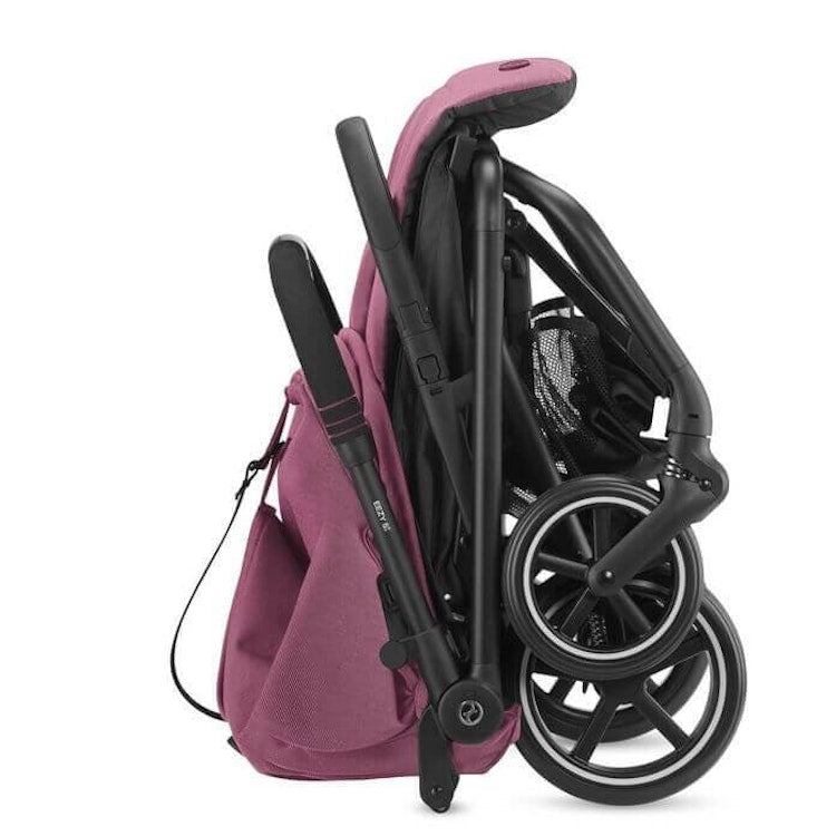CYBEX Eezy S + 2 Magnolia Pink Travel Strollers 360 Degree Twist