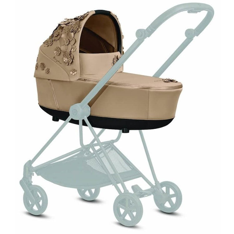 CYBEX Mios Lux Carry Cot - Simply Flowers - Nude Beige