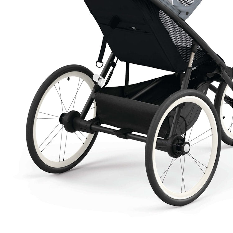 CYBEX AVI Jogging Sports Running Stroller with Seat Pack in All Black