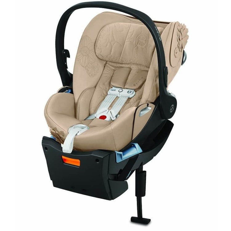 CYBEX Cloud Q Sensorsafe Infant Car Seat - Simply Flowers - Nude Beige