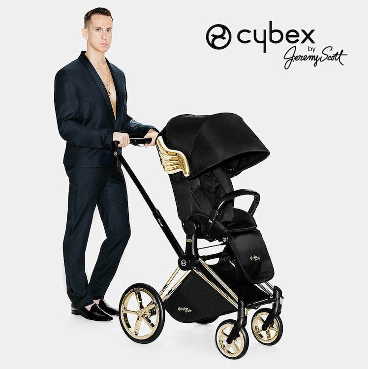 CYBEX Jeremy Scott Wing Collection Priam 3-in-1 Travel System Baby Stroller - Black