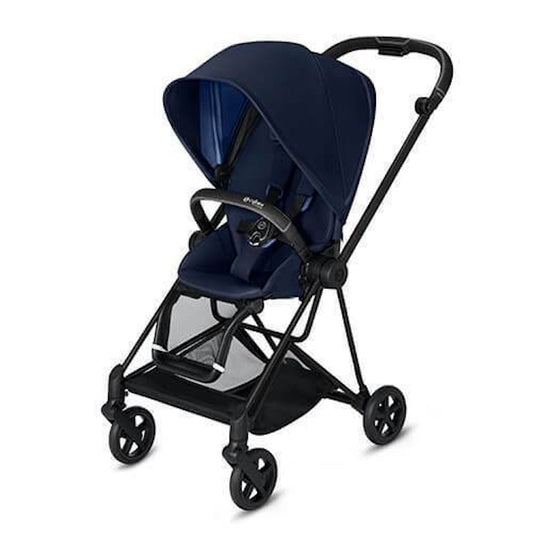 CYBEX Mios 3-in-1 Travel System Matte with Black Details Baby Stroller – Indigo Blue