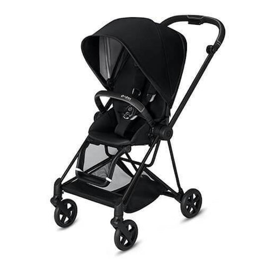 CYBEX Mios 3-in-1 Travel System Matte with Black Details Baby Stroller – Premium Black