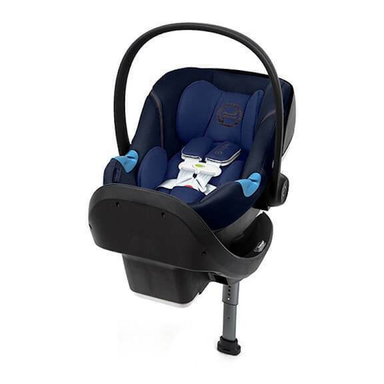CYBEX Aton M Infant Car Seat with SensorSafe & SafeLock Base - Denim Blue
