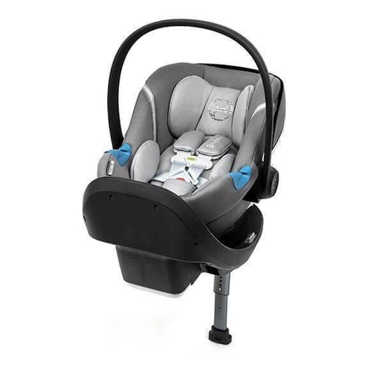CYBEX Aton M Infant Car Seat with SensorSafe & SafeLock Base - Manhattan Grey