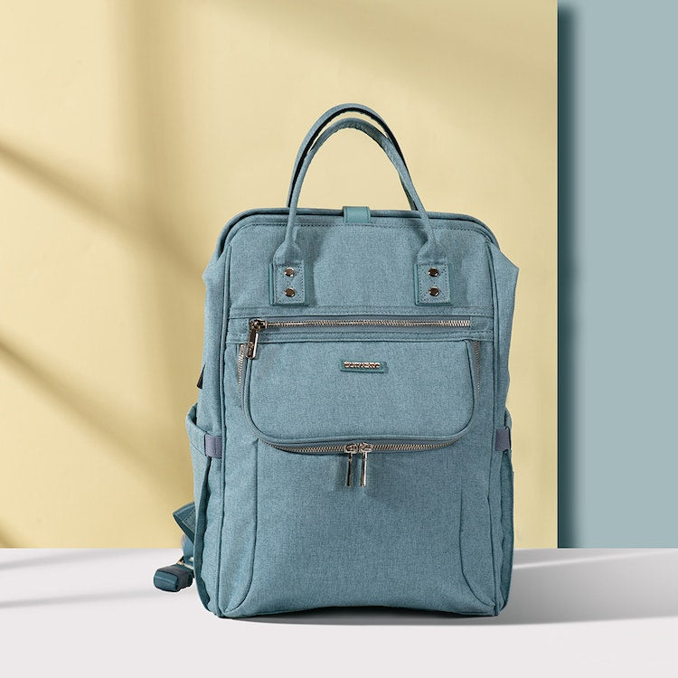 Sunveno New Diaper Bag Backpack Large Capacity Waterproof Bag (Green)