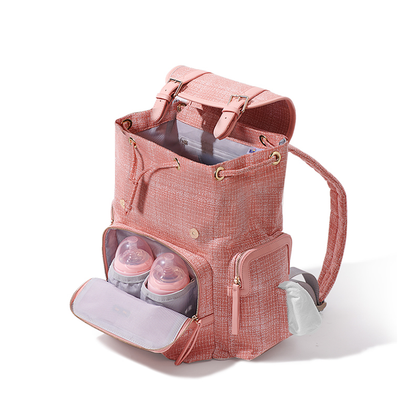 New Sunveno Diaper Bag Backpack, Baby Changing Bag, Tweed Diaper Bag