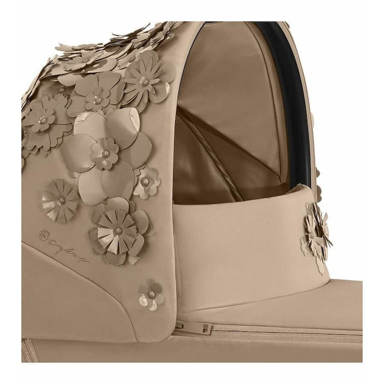 CYBEX Priam Lux Carry Cot - Simply Flowers - Nude Beige