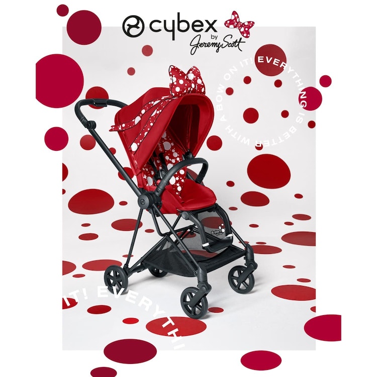 CYBEX Mios Stroller Seat Pack - Petticoat Red by Jeremy Scott