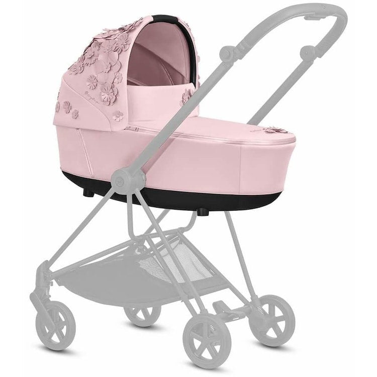 CYBEX Priam Lux Carry Cot - Simply Flowers - Pale Blush