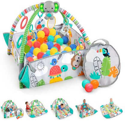 New Bright Starts 5-In-1 Your Way Ball Play Activity Gym & Ball Pit (Totally Tropical)