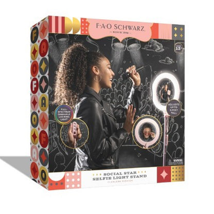 New - FAO Schwarz Social Star Selfie Light Stand