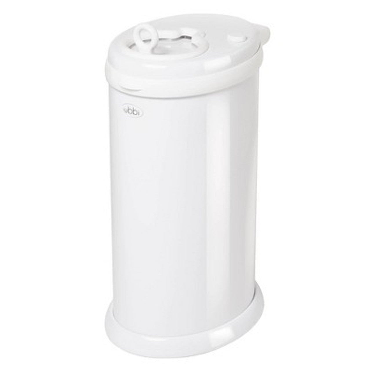 New - Ubbi Steel Diaper Pail - White