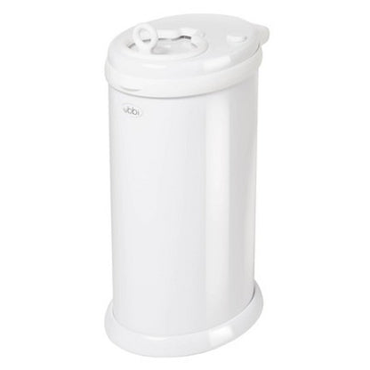 New - Ubbi Steel Diaper Pail - White