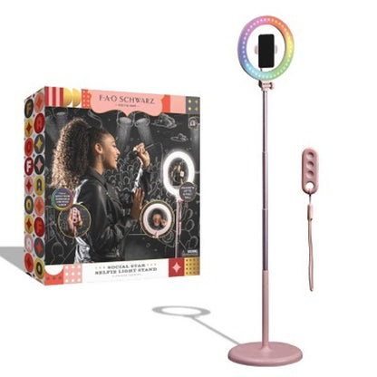 New - FAO Schwarz Social Star Selfie Light Stand