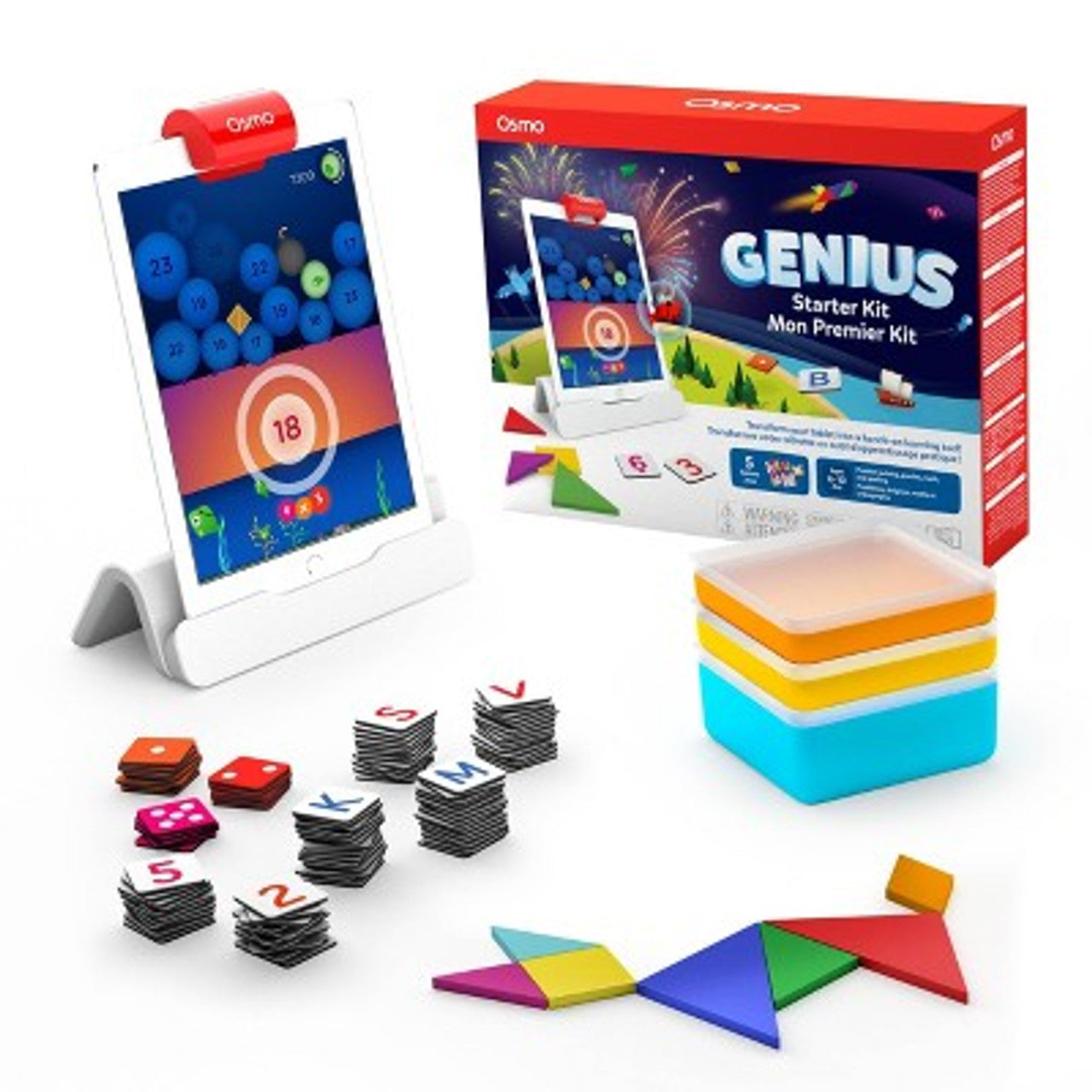 New Osmo Genius Starter Kit for iPad (New Version) Ages 6-10