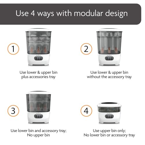 Baby Brezza Bottle Sterilizer and Dryer Advanced (White) - Kidsy