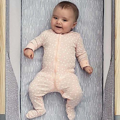 Boppy Bassinet with Wipeable Mattress Pad and Two Mattress Covers (Gray) - Kidsy