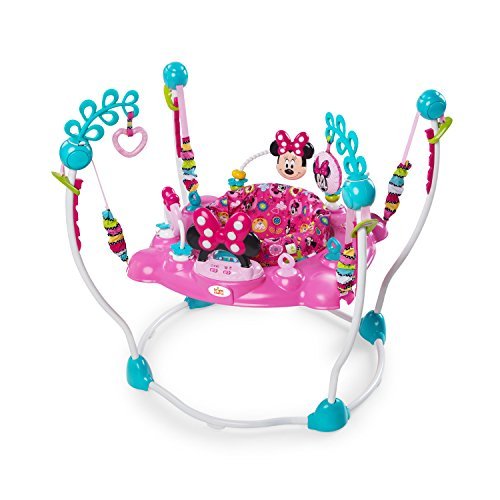 Bright Starts Disney Baby Minnie Mouse PeekABoo Baby Activity Center (Pink/Blue) - Kidsy