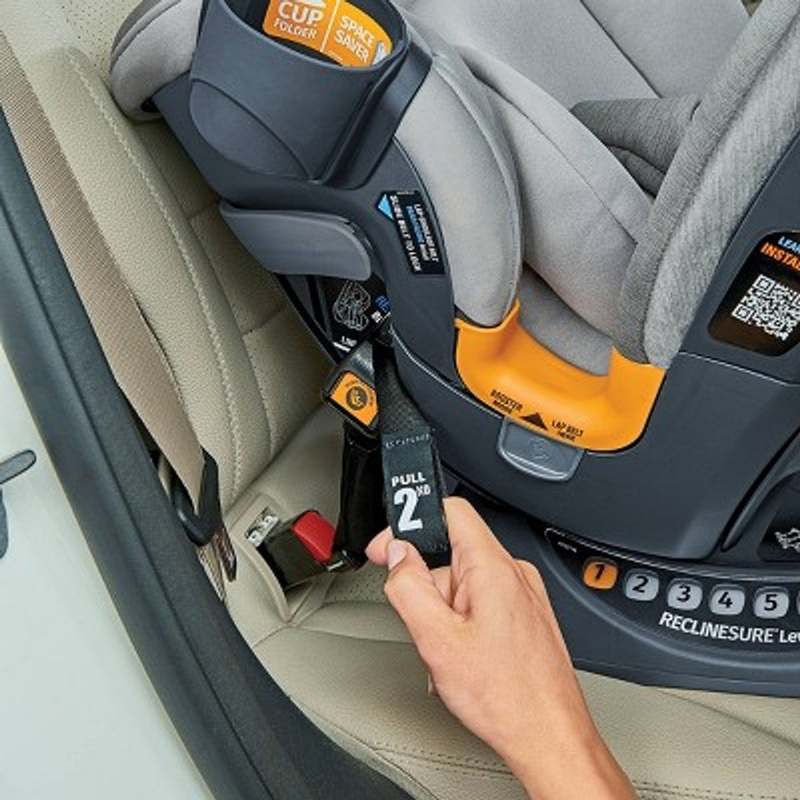 Chicco OneFit ClearTex All - in - One Convertible Car Seat (Slate) - Kidsy