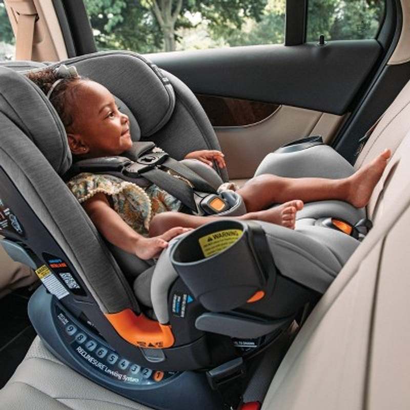 Chicco OneFit ClearTex All - in - One Convertible Car Seat (Slate) - Kidsy