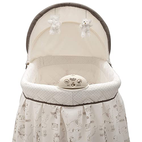 Delta Children Rocking Bedside Bassinet (Play Time Jungle) - Kidsy