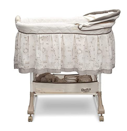 Delta Children Rocking Bedside Bassinet (Play Time Jungle) - Kidsy