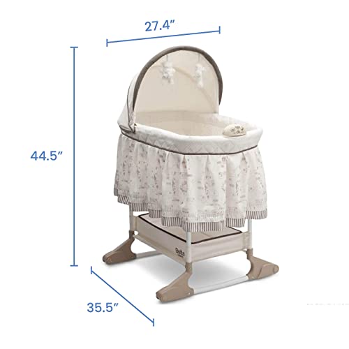 Delta Children Rocking Bedside Bassinet (Play Time Jungle) - Kidsy