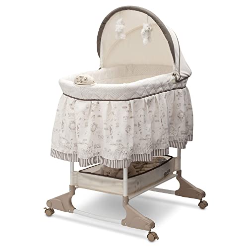 Delta Children Rocking Bedside Bassinet (Play Time Jungle) - Kidsy