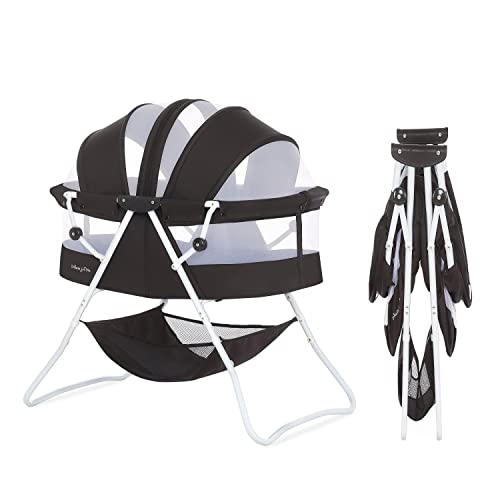 Dream On Me Karley Portable Bassinet (Black)