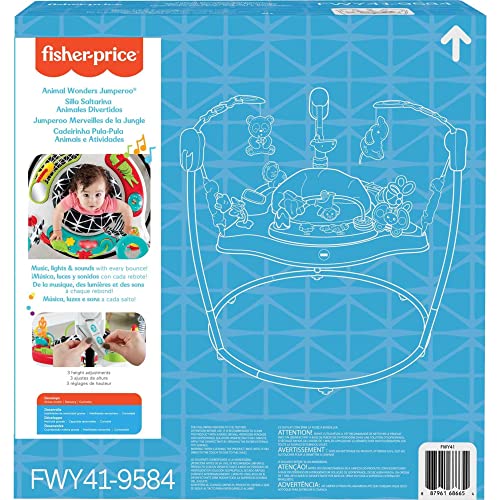 Fisher - Price Baby Bouncer Animal Wonders Jumperoo Activity Center - Kidsy