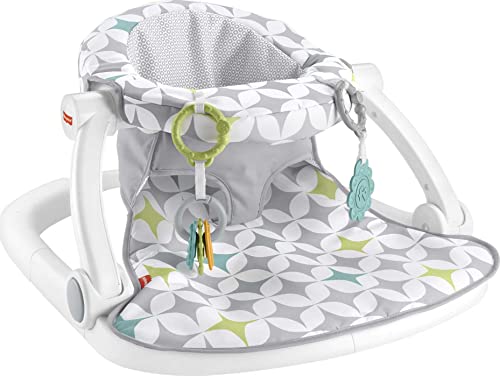 New Fisher-Price Sit-Me-Up Portable Baby Floor Seat (Geo Lines)