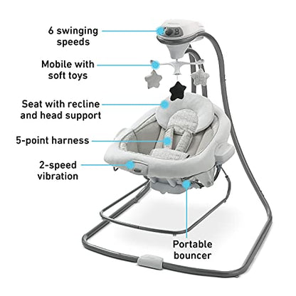 Graco DuetConnect LX Swing & Bouncer (Redmond) - Kidsy