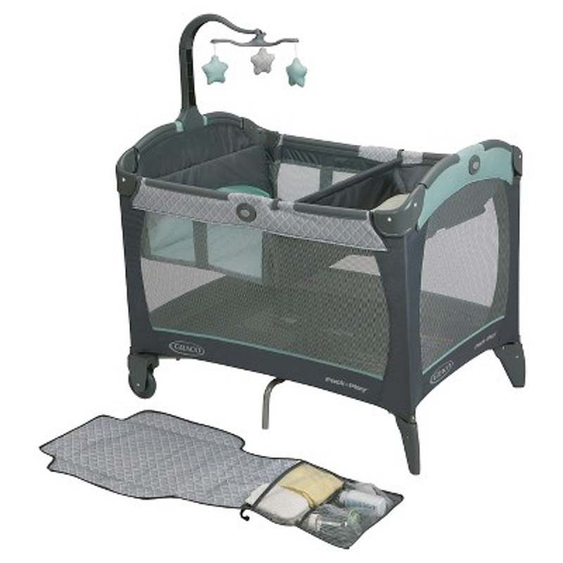 Graco Pack 'n Play Change 'n Carry Playard (Manor) - Kidsy