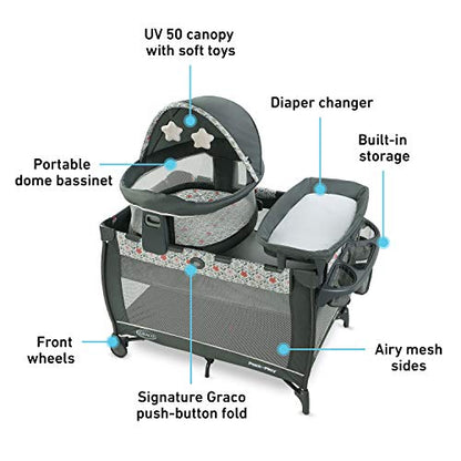 Graco Pack ‘n Play Travel Dome DLX Playard (Annie) - Kidsy