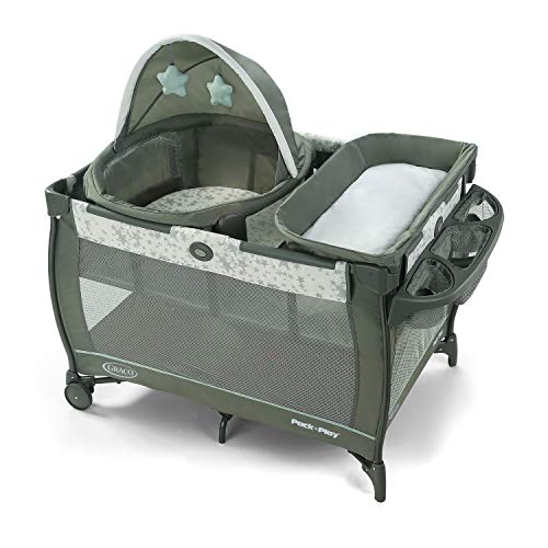 Graco Pack 'n Play Travel Dome Playard and Bassinet (Oskar) - Kidsy