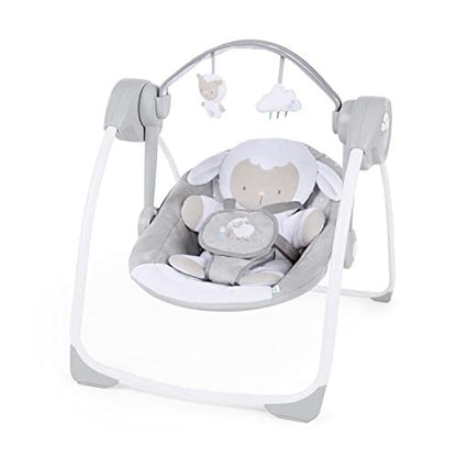 Ingenuity Comfort 2 Go Cushioned Baby Swing (Cuddle Lamb) - Kidsy