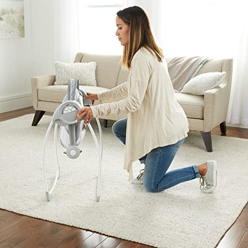 Ingenuity Comfort 2 Go Cushioned Baby Swing (Cuddle Lamb) - Kidsy