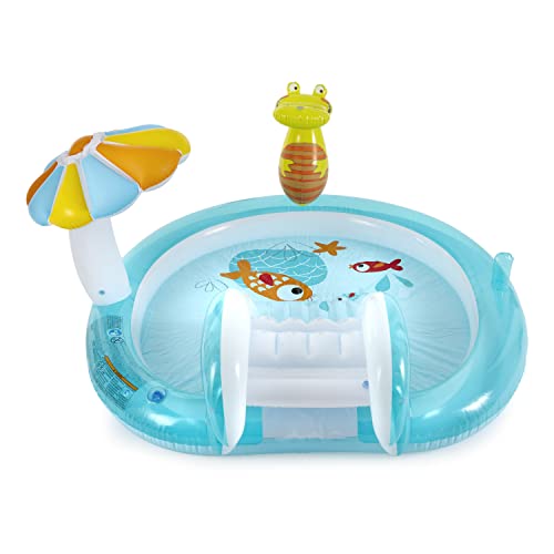 Intex Gator 6.6ft x 5.6ft x 4in Outdoor Inflatable Kiddie Pool - Kidsy