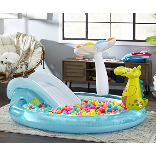Intex Gator 6.6ft x 5.6ft x 4in Outdoor Inflatable Kiddie Pool - Kidsy