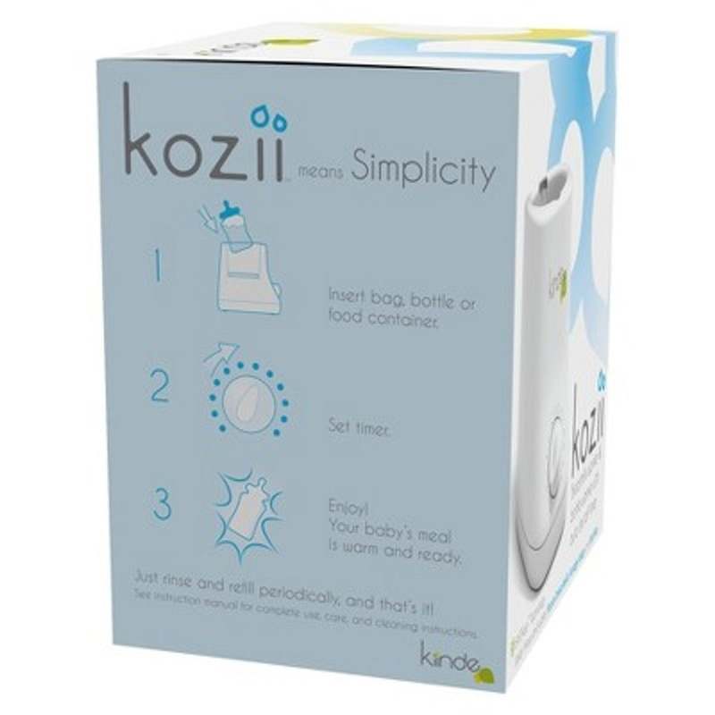 Kiinde Kozii Baby Bottle Warmer (White) - Kidsy
