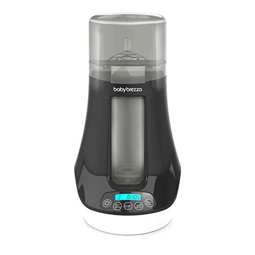 New Baby Brezza Electric Baby Bottle Warmer, Breastmilk Warmer and Defroster (Black) - Kidsy