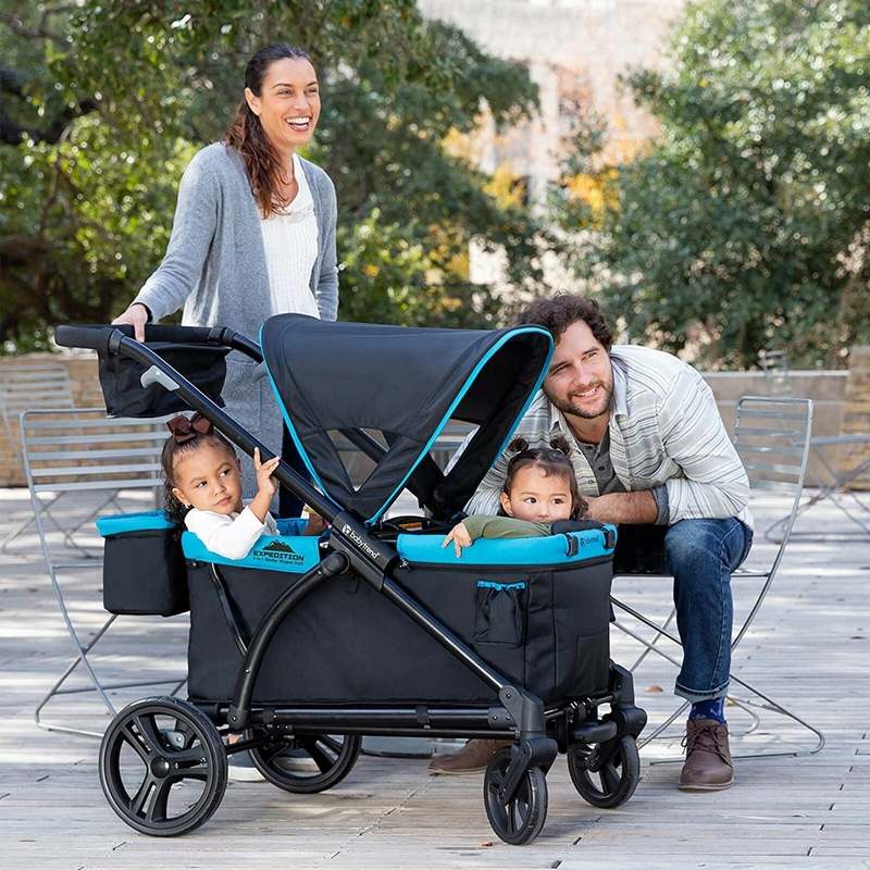 New Baby Trend Expedition 2 - in - 1 Stroller Wagon PLUS, Ultra Marine - Kidsy
