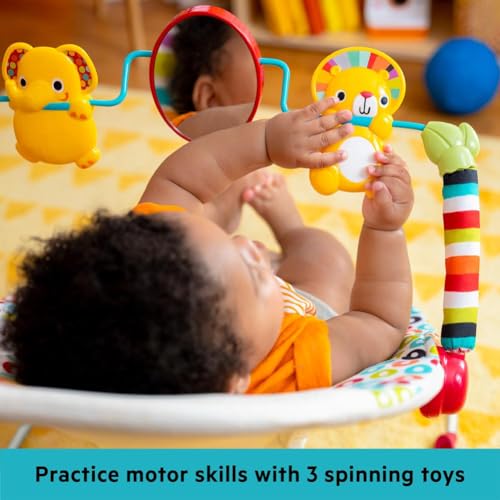 New Bright Starts Soothing Vibrations Bouncer (Playful Pinwheels) - Kidsy