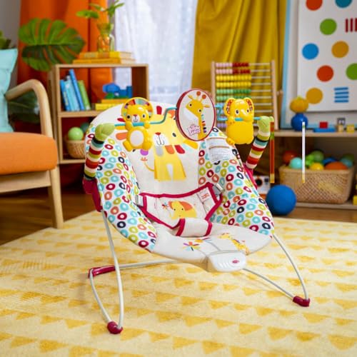 New Bright Starts Soothing Vibrations Bouncer (Playful Pinwheels) - Kidsy