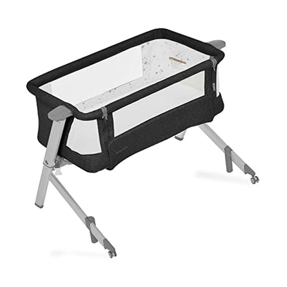 New Dream On Me Skylar Bassinet and Beside Sleeper (Black) - Kidsy