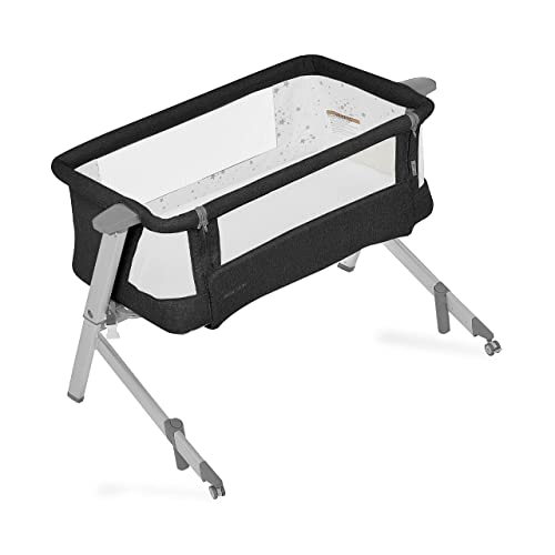 New Dream On Me Skylar Bassinet and Beside Sleeper (Black) - Kidsy