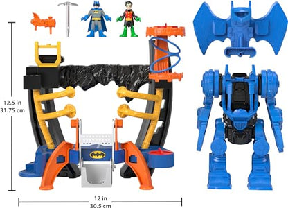 New Fisher - Price Imaginext DC Super Friends Batman Playset, 10 - inch Robot (Blue) - Kidsy