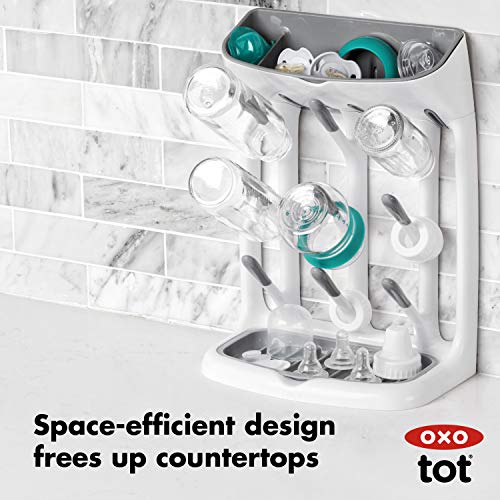 New OXO Tot Space Saving Drying Rack (Gray) - Kidsy